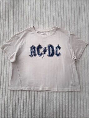AC/DC Graphic Crop Tee